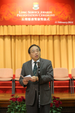 HKU Vice-Chancellor Professor Lap-Chee Tsui officates at the ceremony