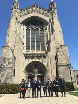 HKU delegation at U of Chicago