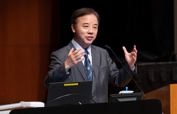 港大校長張翔教授致歡迎辭
